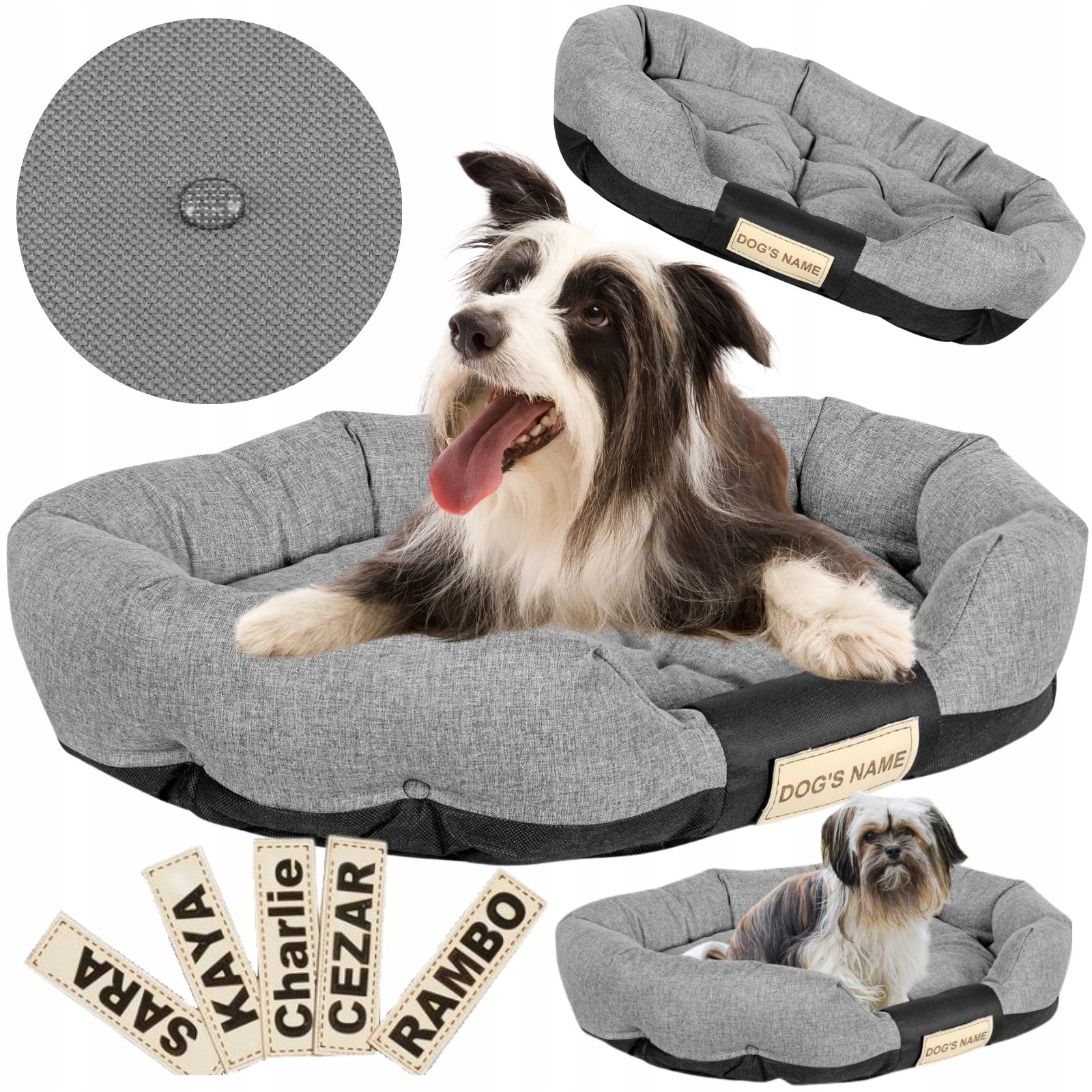 Pelíšek Pro Psa Voděodolné pro středního psa L 100x75 cm Personalizované