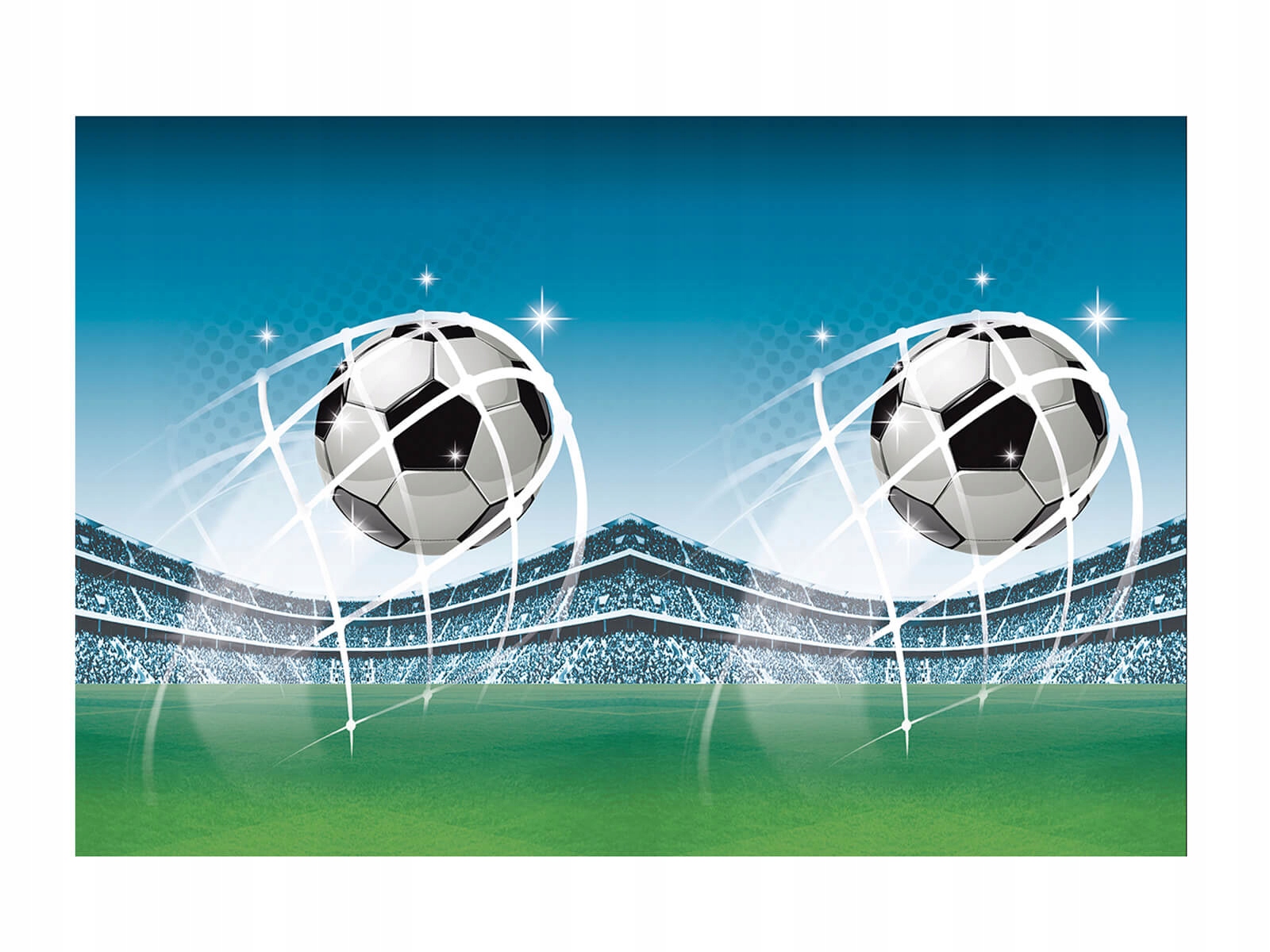 Obrus urodzinowy Piłka Nożna 120x180 cm