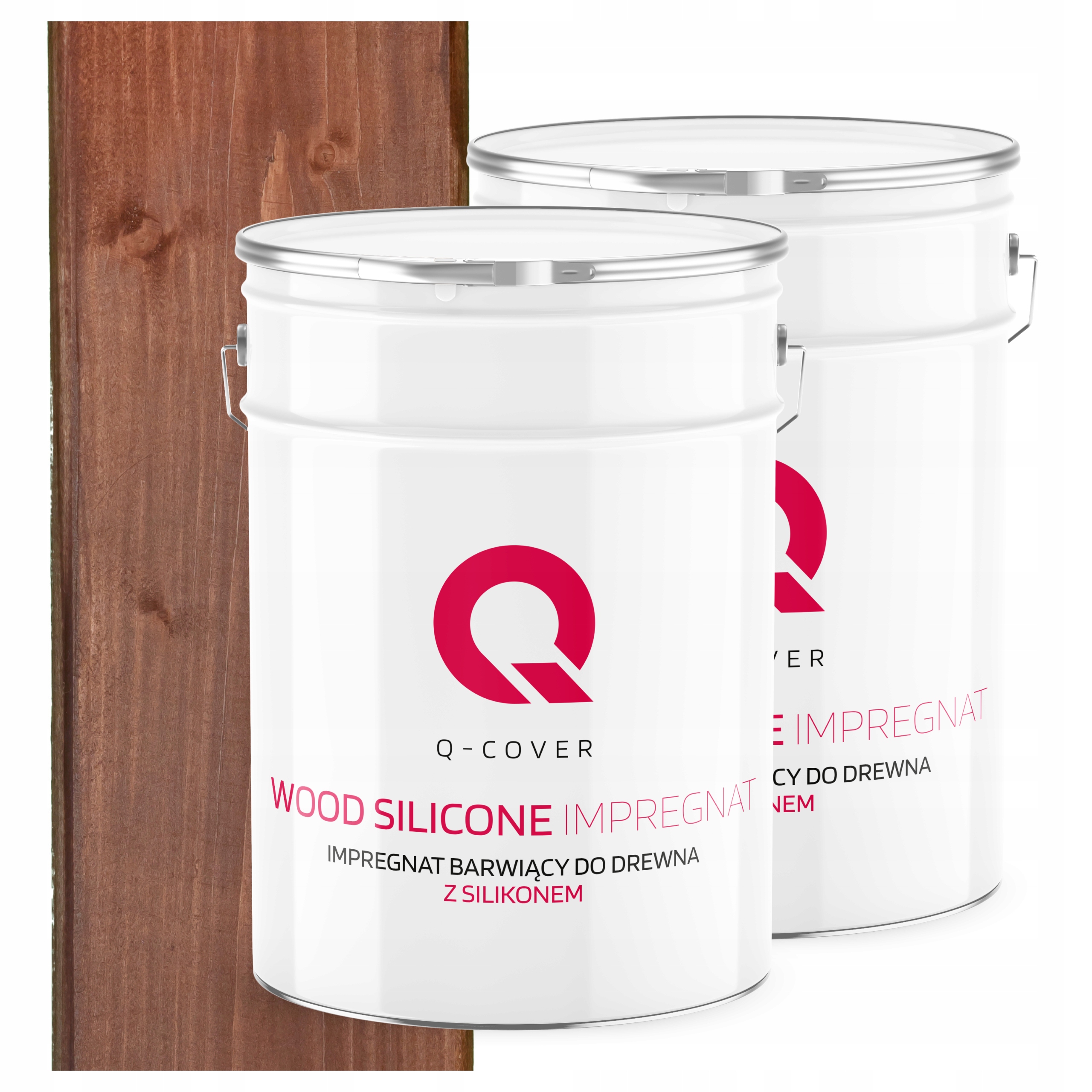 Impregnácia Na Drevo Extra Farba S Ochranným Silikónom Farba Orech Tmavý 10 L