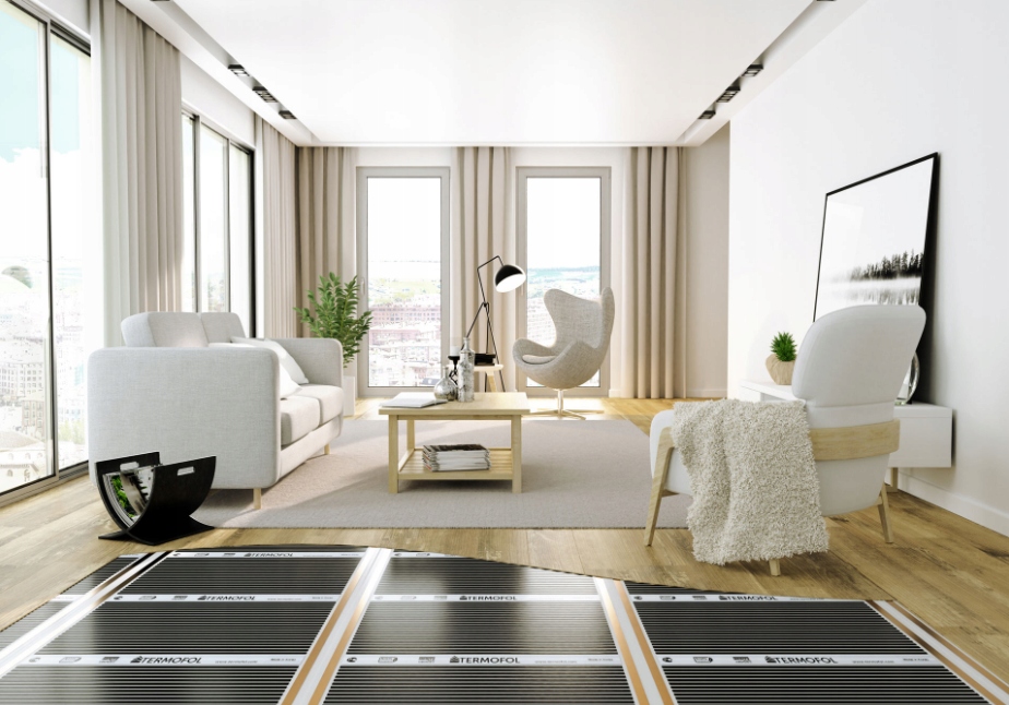 FOLIA MATA GRZEWCZA PODCZERWIEŃ ZESTAW 140W - 14m² Moc 140 W/m²