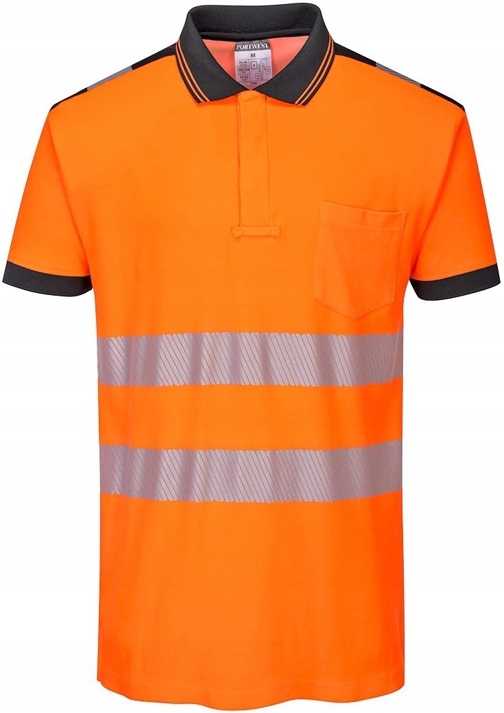 KOSZULKA POLO OSTRZEGAWCZA T180 PORTWEST XXL