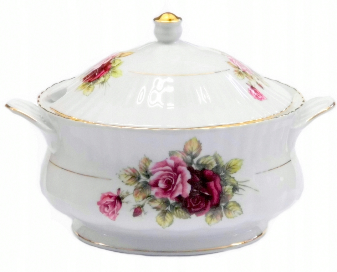 009 Serwis Obiadowy 6/27 Eden Rose Iwona Chodzież Malcer Porcelana