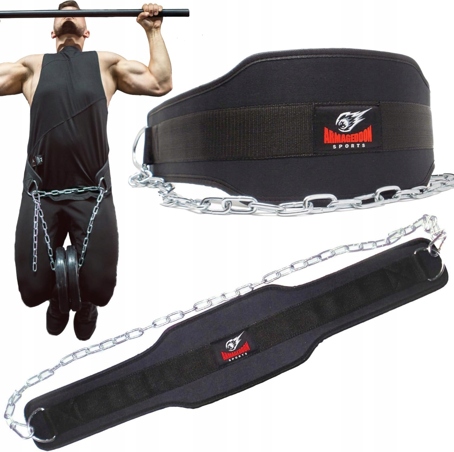Opaskový Pás S Řetízkem Pro Zátěž 120 CM