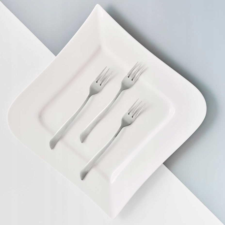 AMBITION WAVE SZTUĆCE KPL 3 WIDELCZYKÓW DO CIASTA LUZ DLA 3 OSÓB Marka Ambition