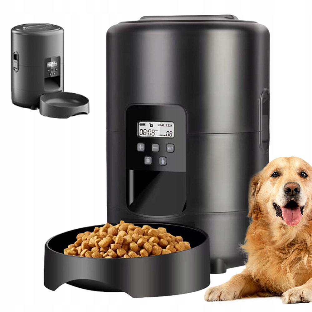 Levně Inteligentní Automatický Dávkovač Krmiva Pro Psa Kočku Může Mít Chronometráž 2L