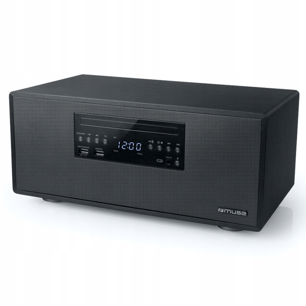 Mikrowieża Muse Mini Wieża Z Bluetooth Odtwarzaczem CD MP3 Usb Radio