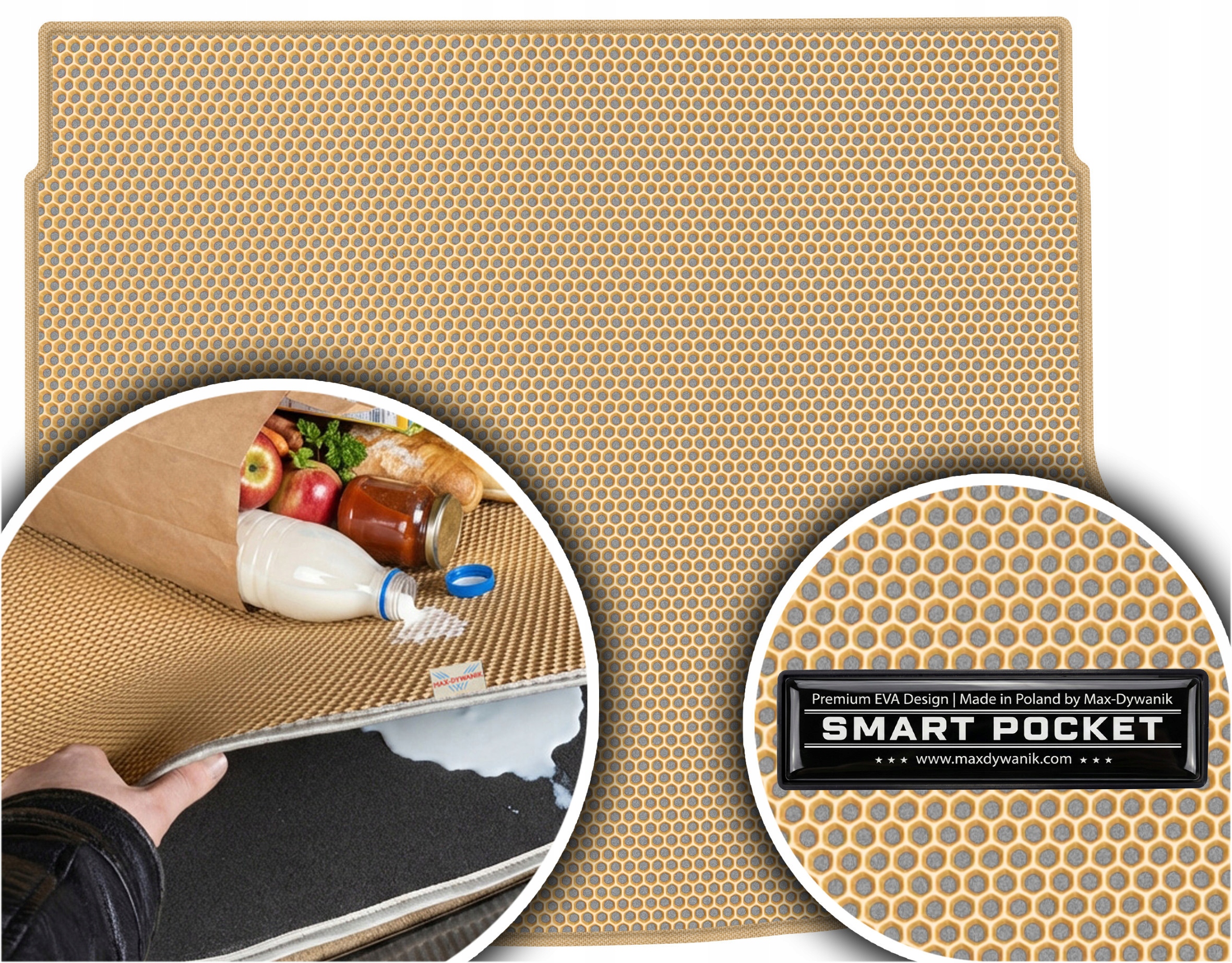 Hyundai i30 III Fastback mHEV 21- Vložka do zavazadlového prostoru Eva Smart Pocket Béžová
