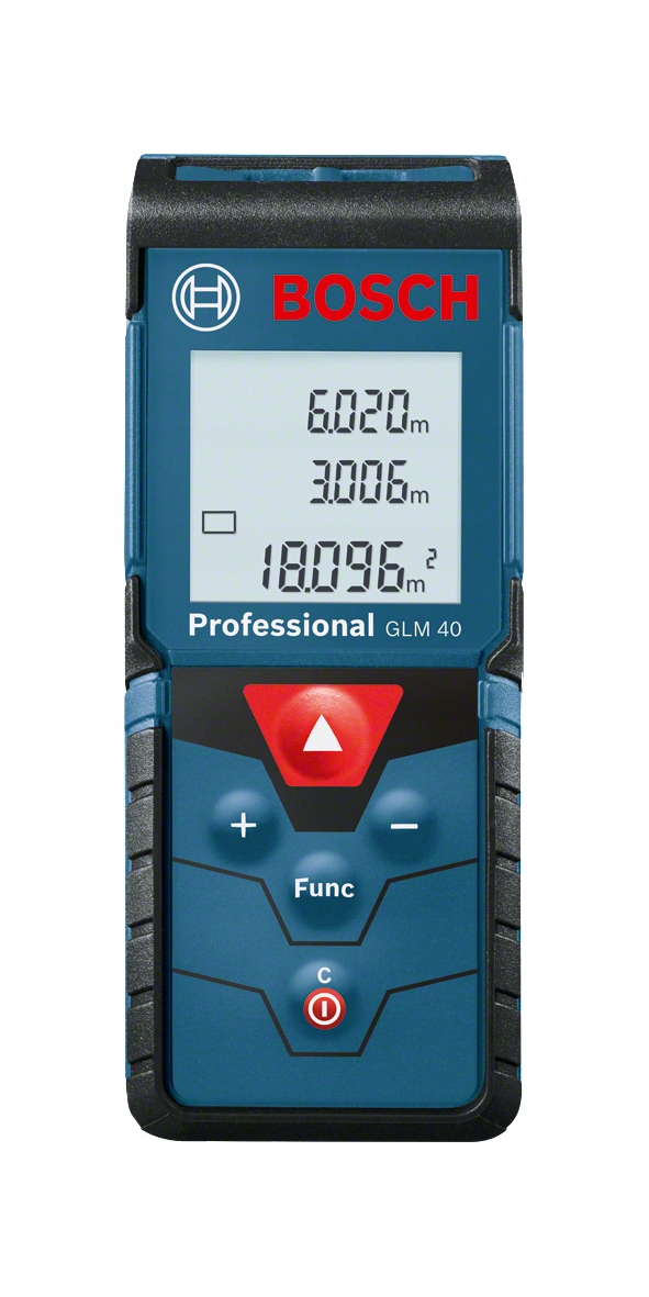 Dalmierz laserowy BOSCH GLM 40 0601072900 40m etui Informacje dodatkowe obliczanie powierzchni