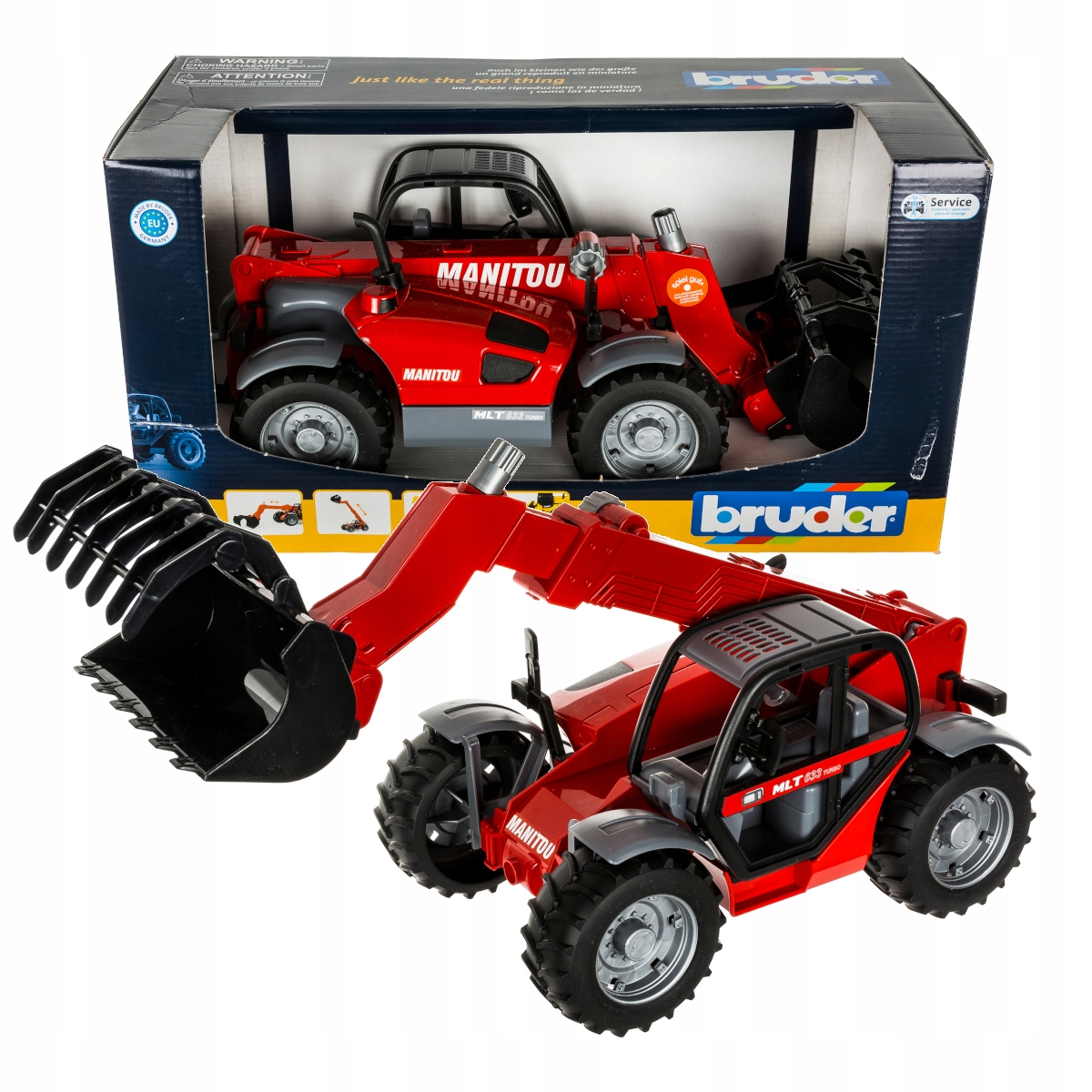 

Bruder 02125 ładowarka teleskopowa Manitou