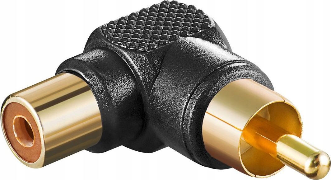 

Przejściówka adapter kątowy Rca łącznik