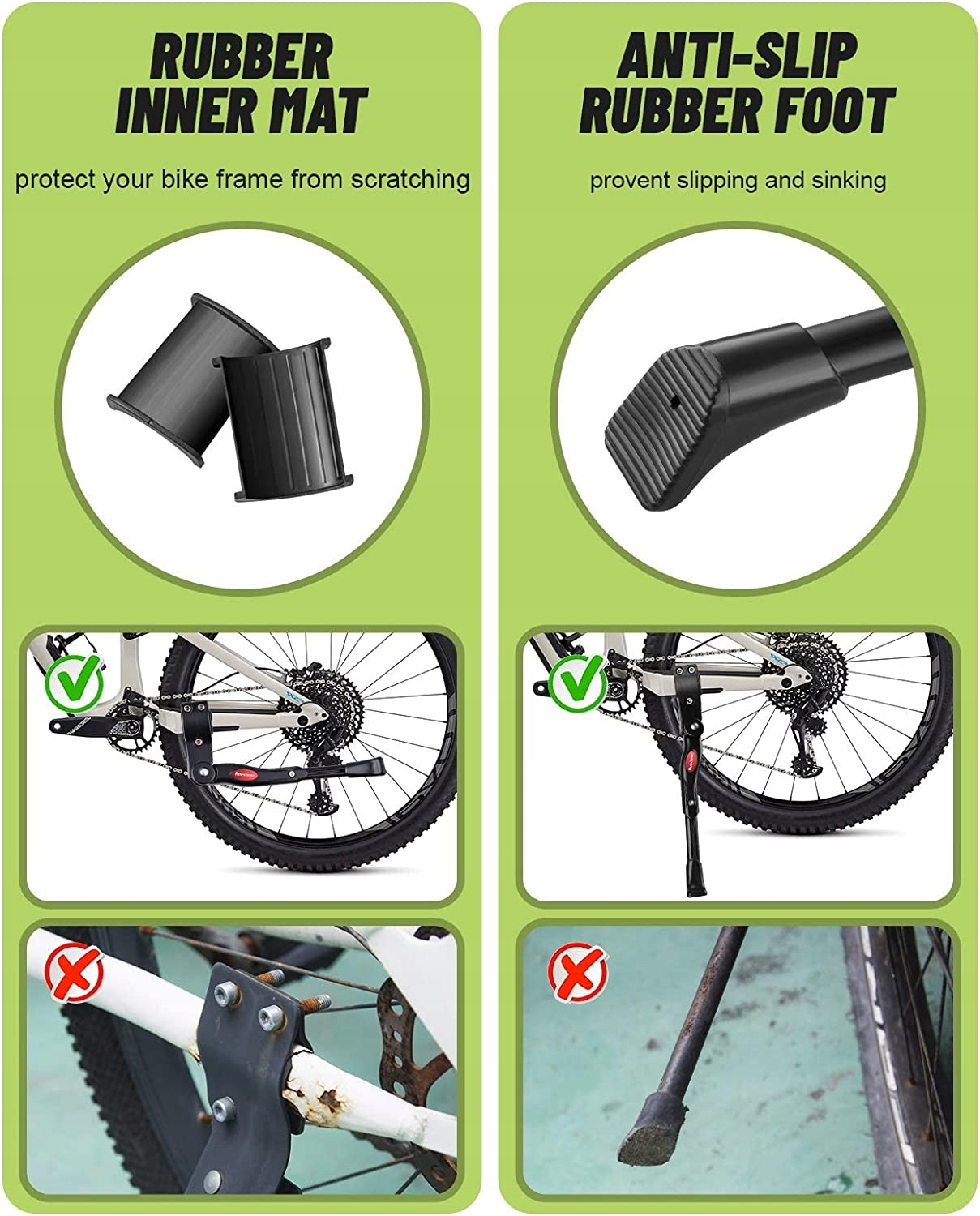 STOPKA PODPÓRKA REGULOWANA NÓŻKA BOCZNA NA ROWER Model UNIWERSALNA