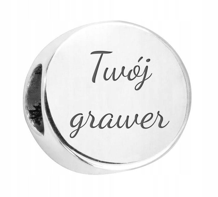 

Charms Twój Grawer srebro 925 Grawer