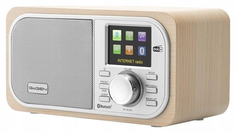 GoGEN IR 237 BTDAB Radio FM DAB+ Internetowe Bluetooth Brązowy