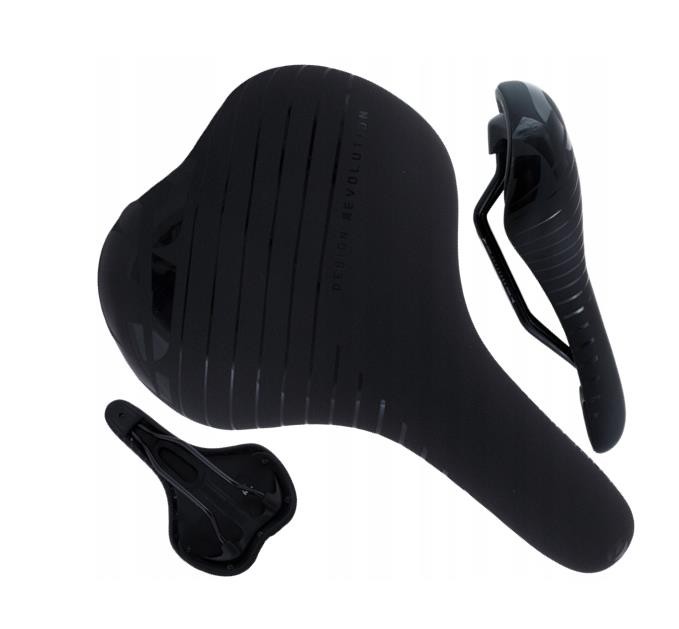 Siodełko Ddk D225 Treking L275MM Czarne