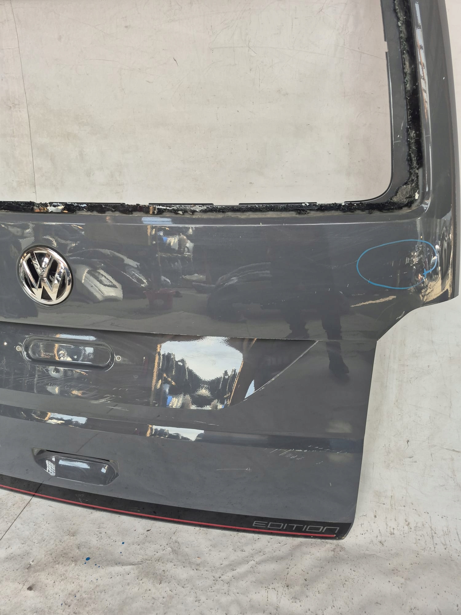 VW T6 MULTIVAN 15- trunk door boot rear part rear