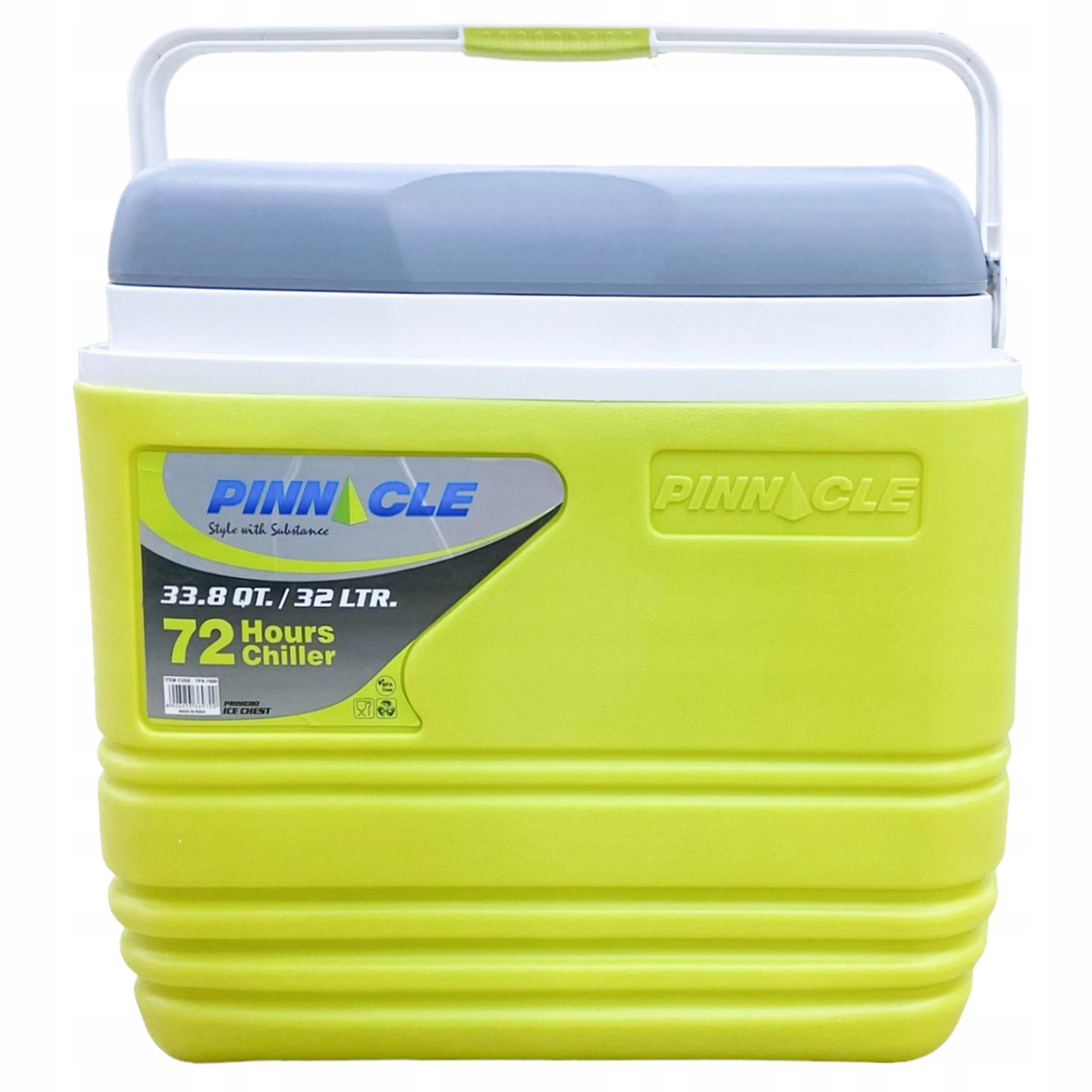 Velká turistická lednička Pinnacle Tpx 7000 32L zelená s chladicími vložkami
