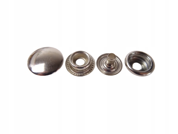 Druky cvoky kovové 12,5 mm stříbrné 1000 kusů