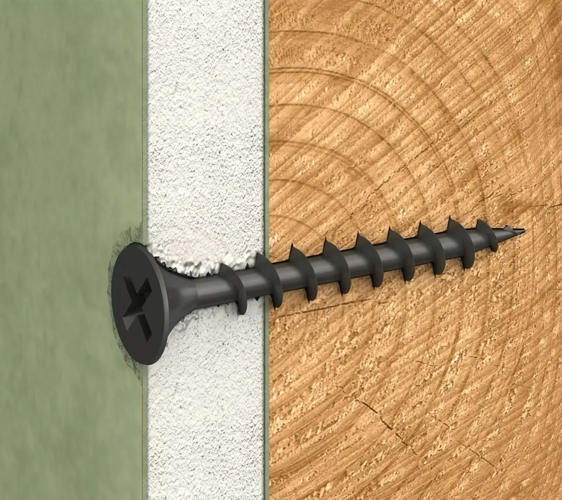 WKRĘTY FOSFATOWANE DO PŁYT KARTON GIPS Z GWINTEM DO DREWNA 3,5X35MM 1000SZT Kod producenta 5906675300283