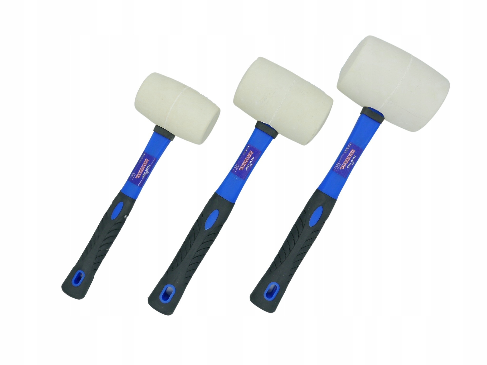 

Młotek Młotki Gumowe Białe Fiberglass Zestaw 3SZT