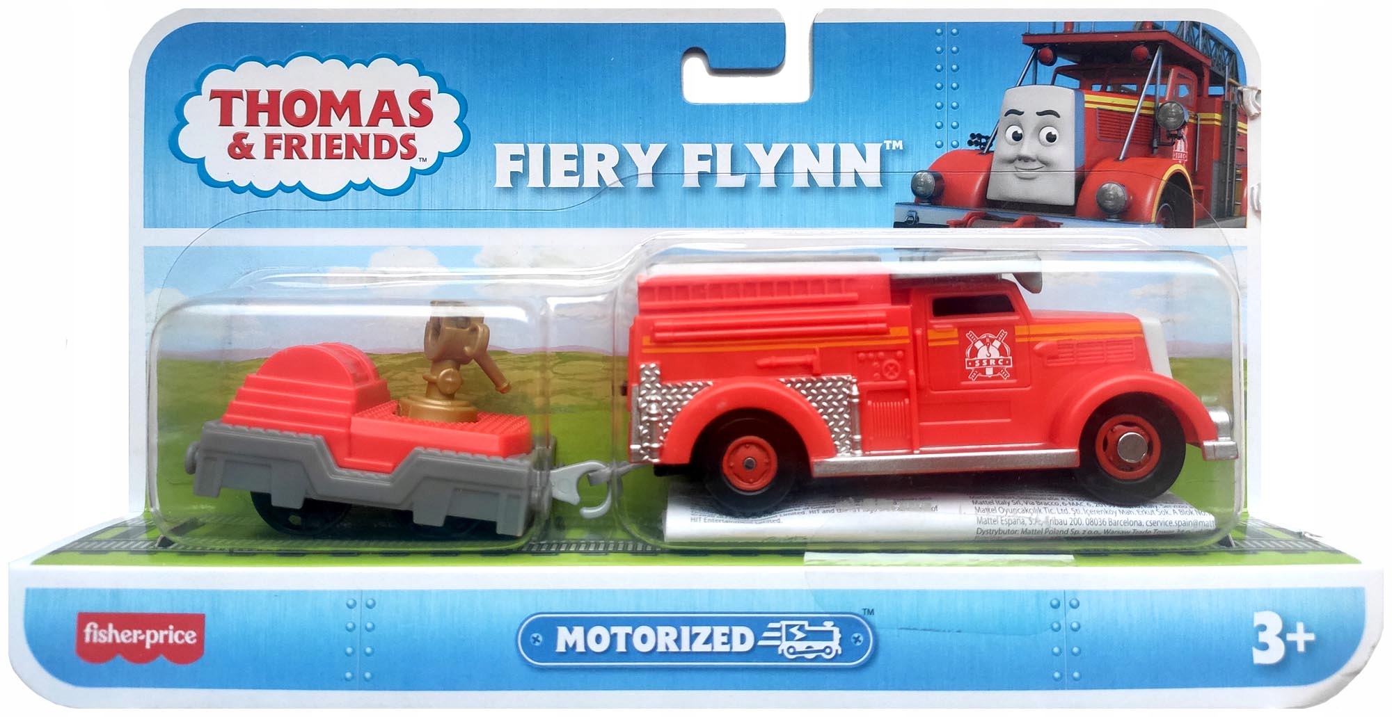 

Fisher Price Tomek Fiery Flynn Felek Trackmaster