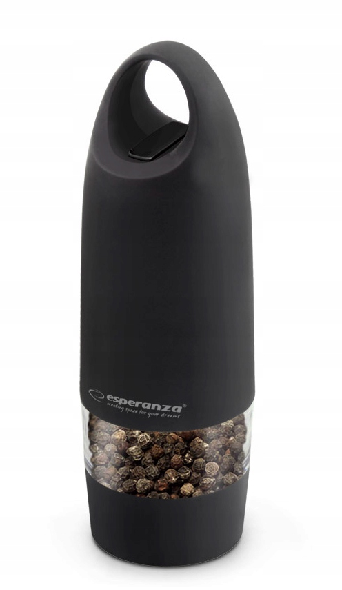 MŁYNEK DO PIEPRZU SOLI PRZYPRAW ELEKTRYCZNY ROZDRABNIACZ LED REGULACJA x2 Stan opakowania oryginalne