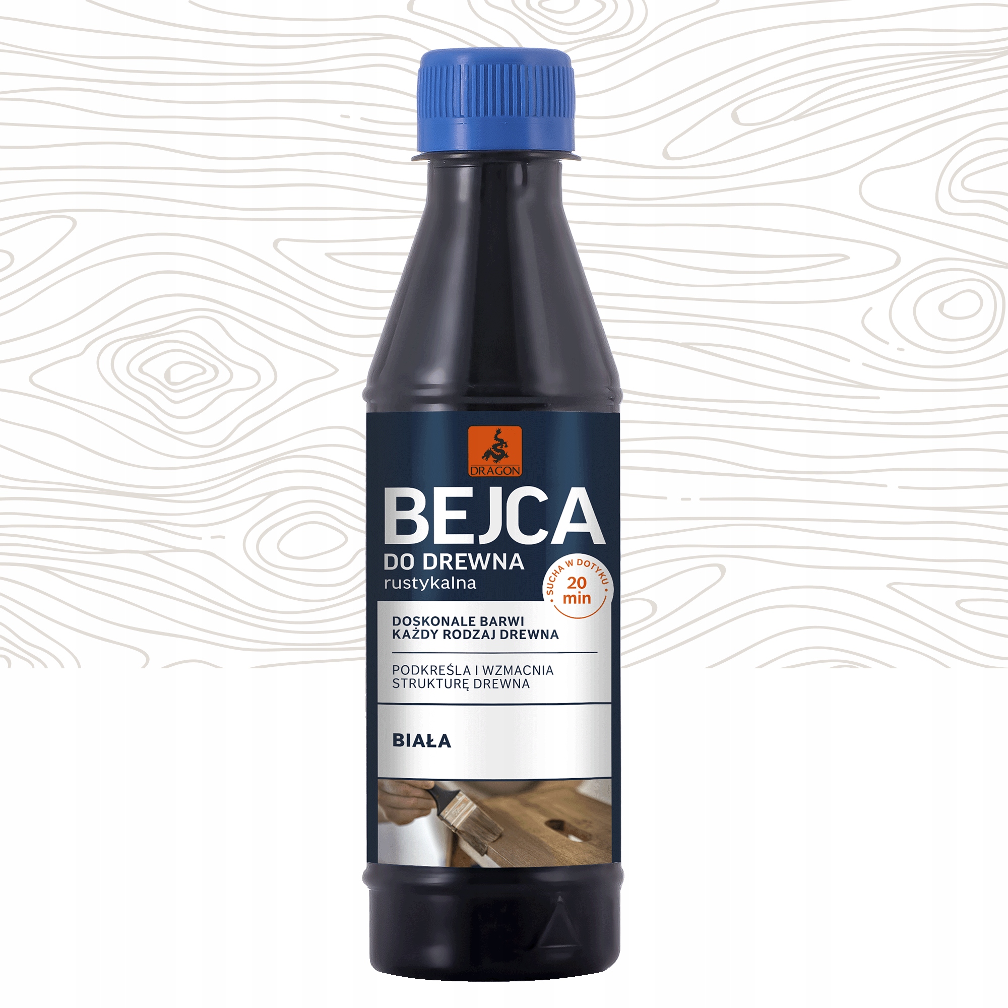 

Bejca rustykalna 0,2L Biała Dragon