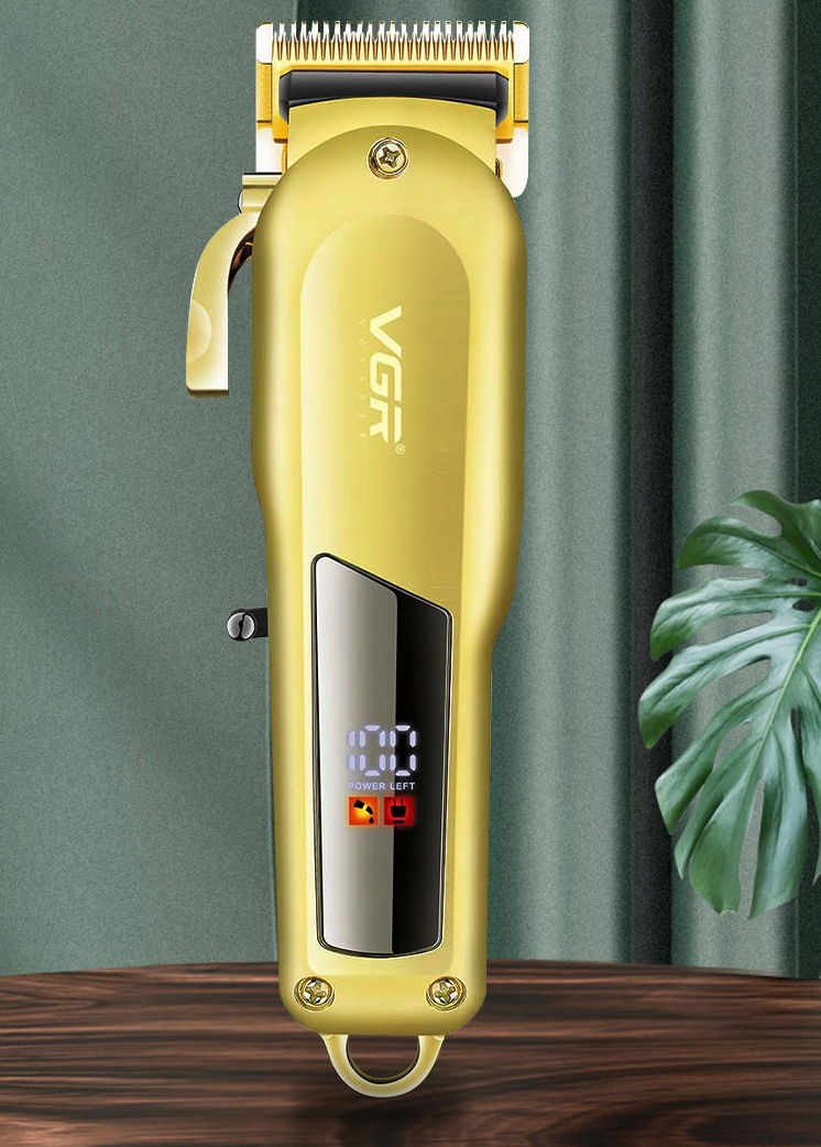 PROFESJONALNA MASZYNKA DO WŁOSÓW BEZPRZEWODOWA Z REGULACJĄ 6 NASADEK + OLEJ Możliwość mycia pod wodą tak