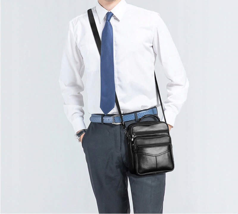 SKÓRZANA TORBA MĘSKA NA RAMIĘ POLSKA EAN (GTIN) 0745760780525