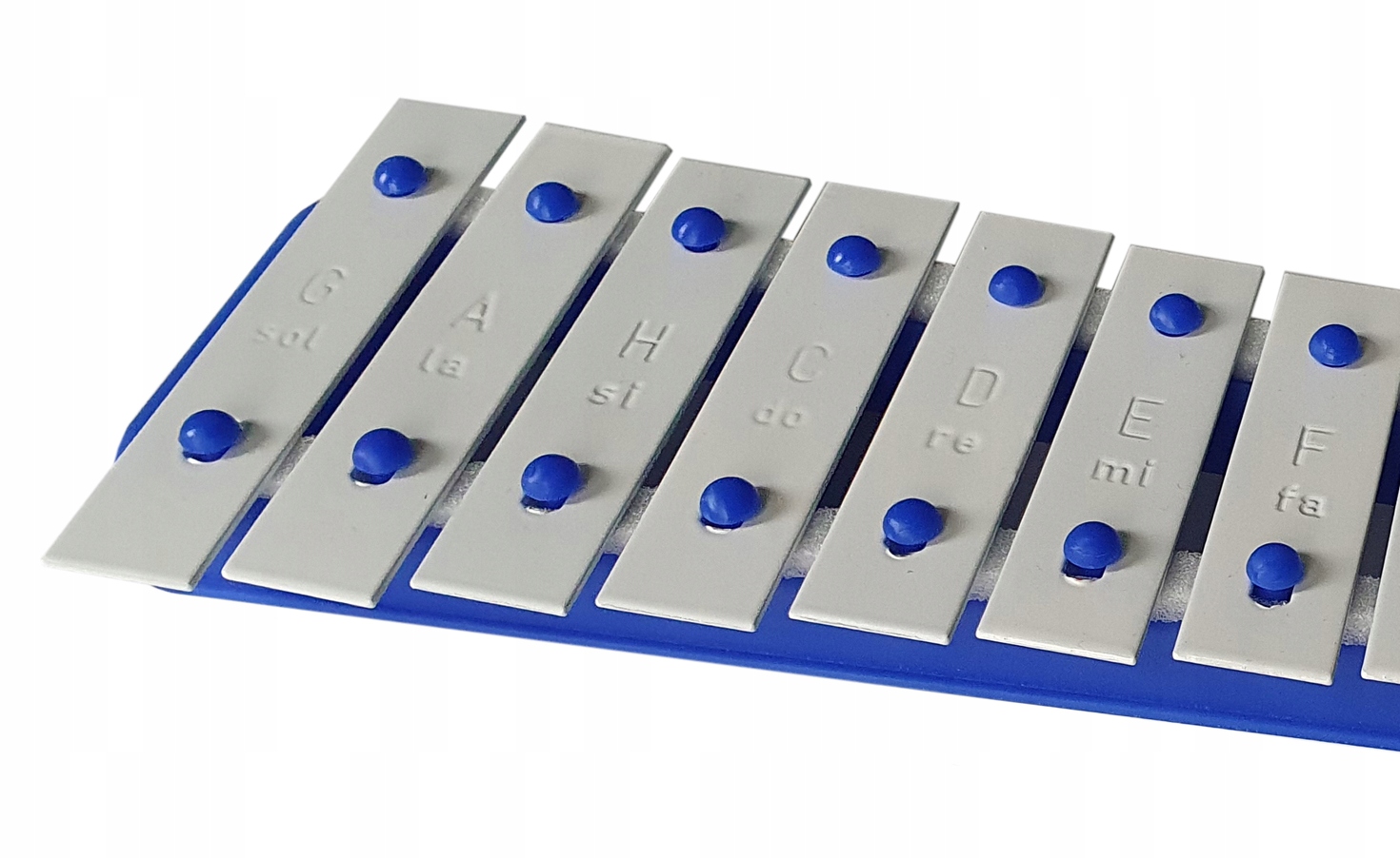 CYMBAŁKI DIATONICZNE BIAŁE 12-TONOWE DZWONKI Marka Marek