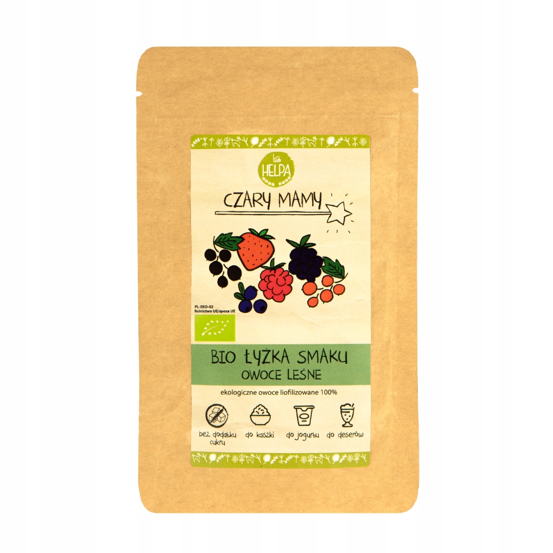 HELPA BIO ЛОЖКА ВКУСА ЯГОДЫ СУБЛИМИРОВАННЫЕ ЗАМОРАЖИВАНИЕМ 40