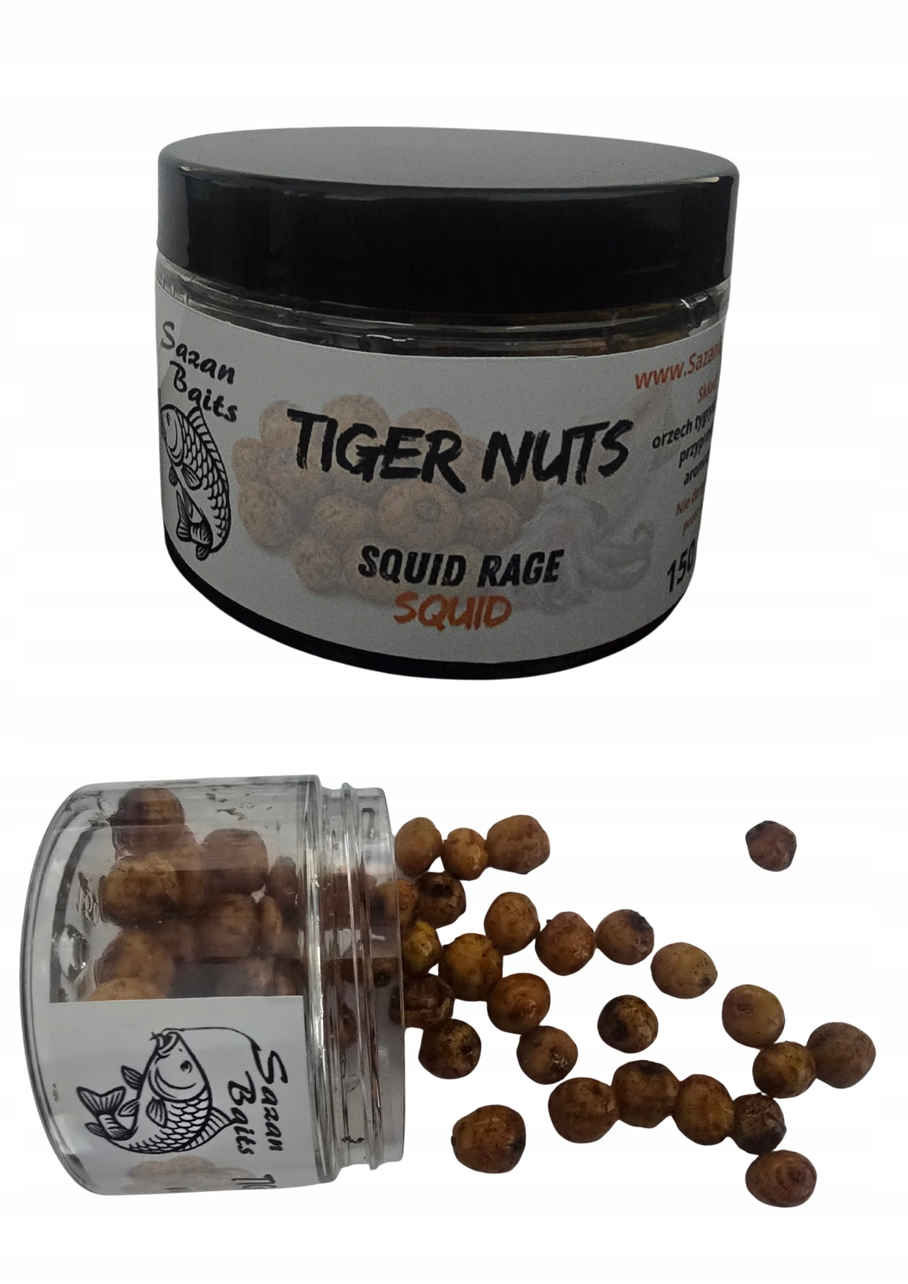 Orzech Tygrysi Haczykowy Squid 150ml SazanBaits