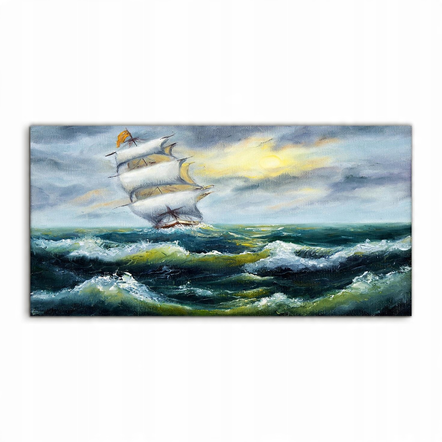 

Obraz akryl 100x50 ścienny Fale Morze Statek Ocean