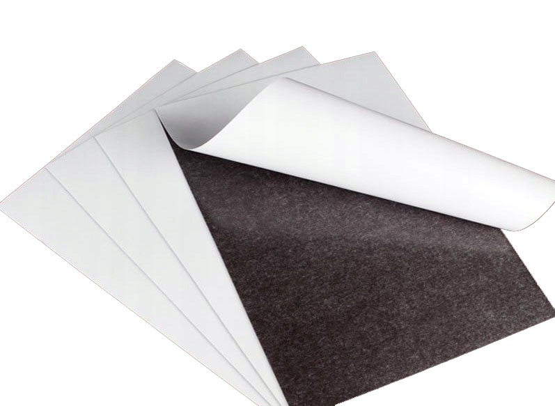 

Folia Magnetyczna A4 Arkusz Z Klejem 0,4mm 10 Szt