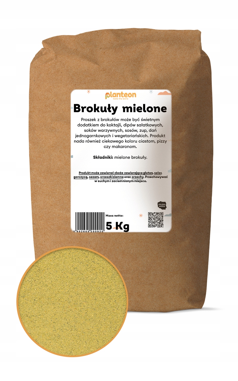 Levně Mletá brokolice 5 kg