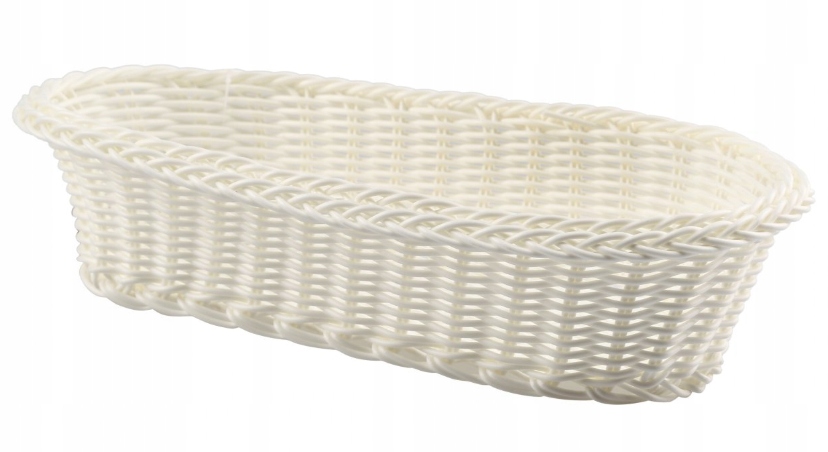 KOSZYK TACA NA CHLEB BUŁKI PIECZYWO OWOCE KREMOWY