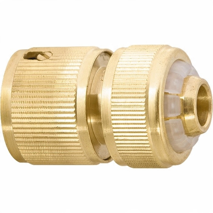 

Szybkozłącze do węża Aqua Stop mosiężne 1/2"