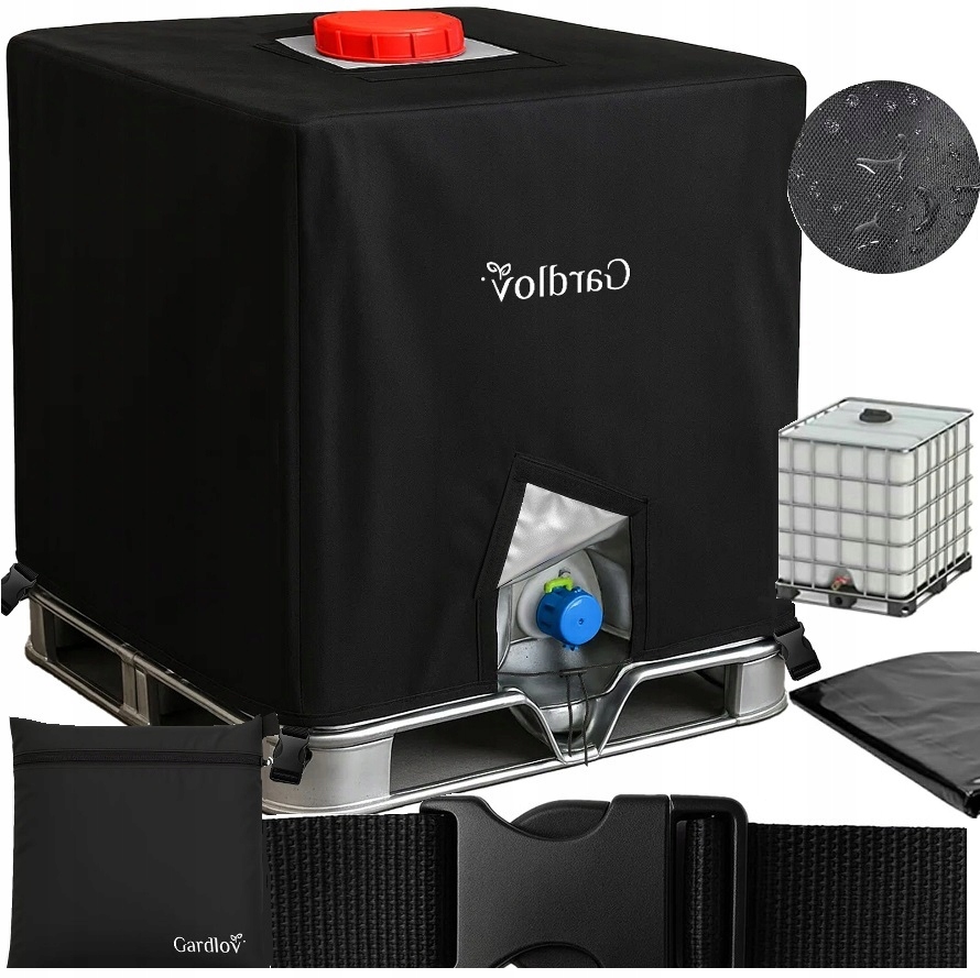 POKROWIEC OSŁONA PLANDEKA NA ZBIORNIK WODĘ MAUZER IBC 1000L OXFORD MOCNY