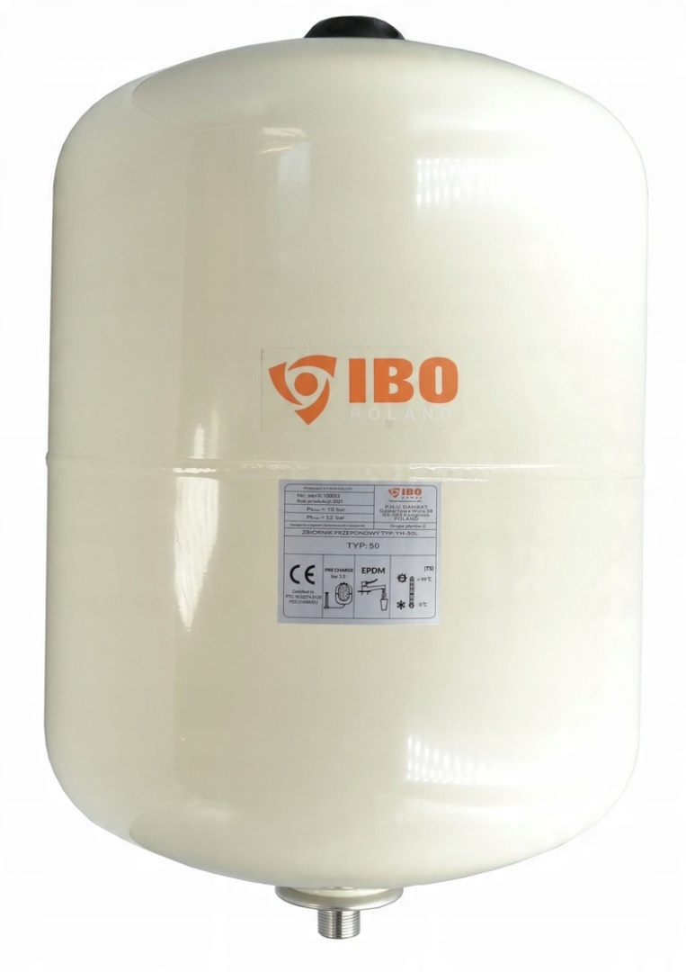 

Naczynie Przeponowe C.w.u. 50L Ibo Italy Zbiornik