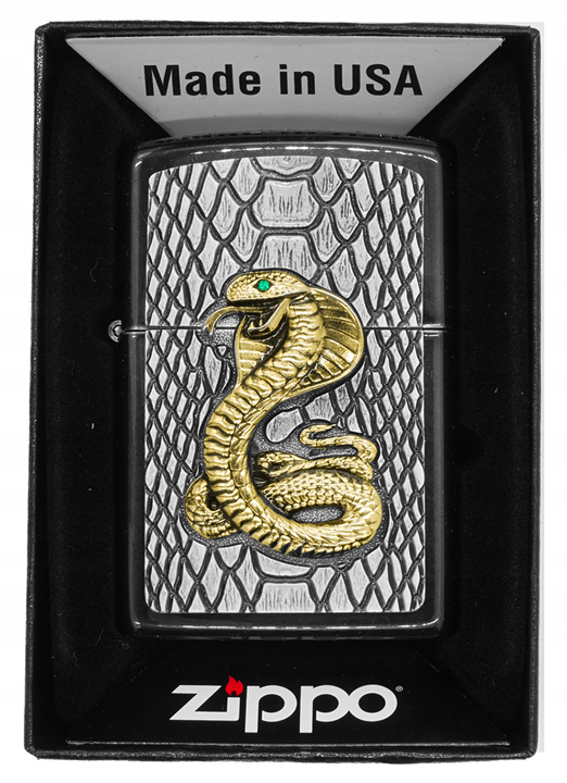 Zestaw ZIPPO COBRA NEW prezentowy*nr2 Stan opakowania oryginalne