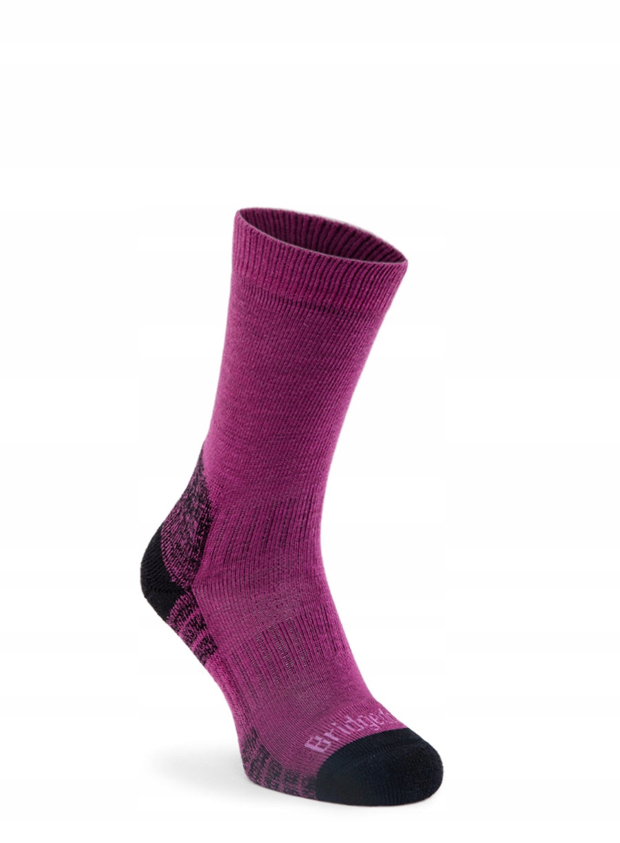 Skarpety trekkingowe damskie Bridgedale Hike Lt Merino P Boot berry 38-40