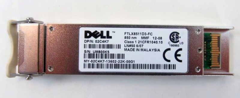 Vložka XFP-10G-SR 10Gb/s pro Dell Force 10 př/n: 2C4K7
