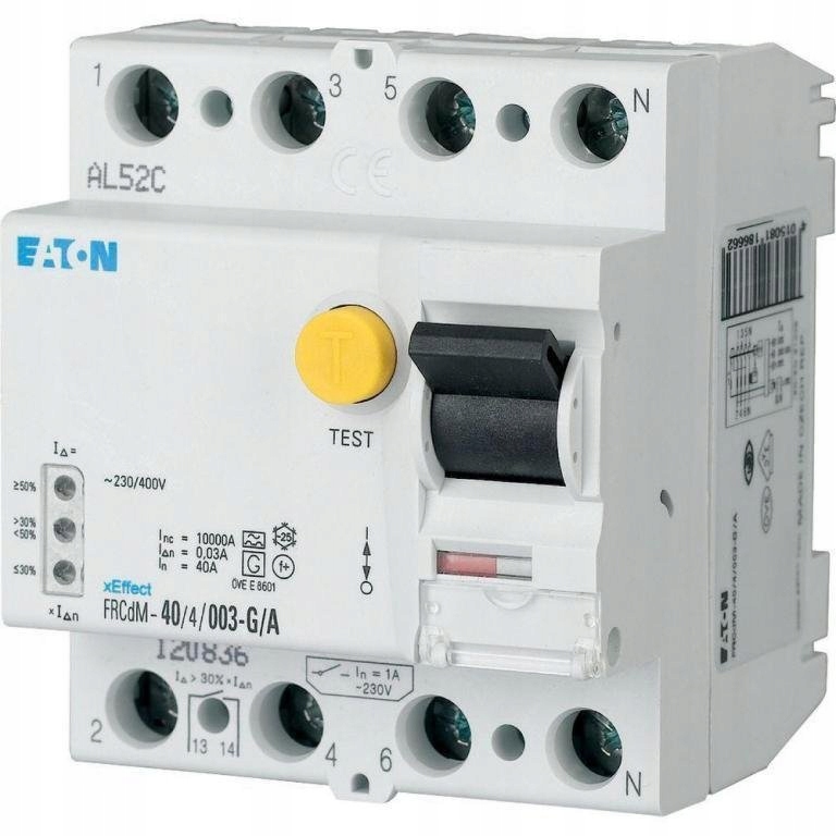 Wyłacznik różnicowoprądowy 4P 80A 0,03A typ G/a FRCDM-80/4/003-G/A 168634