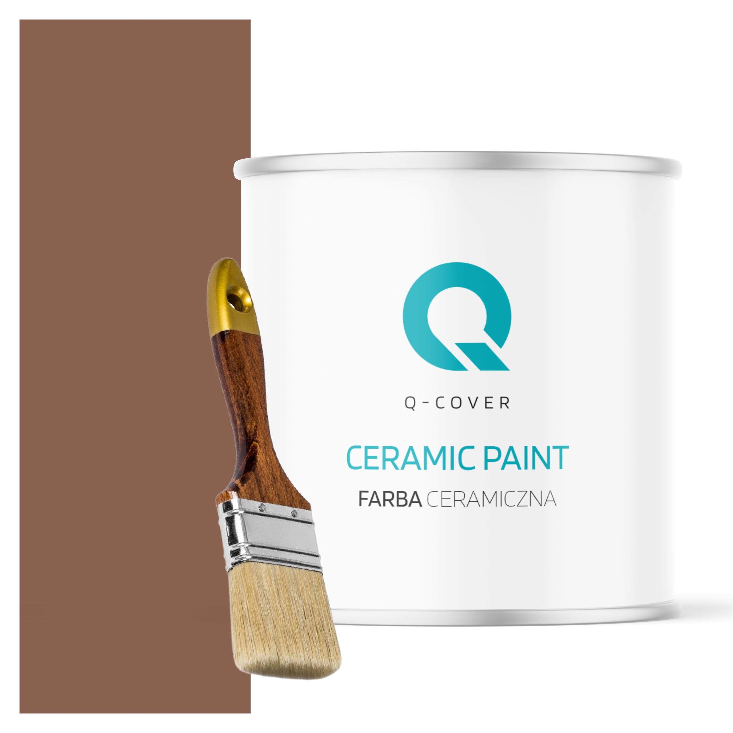 Nástenná Keramická Farba Čokoládová H4515 5L Mat Poľský Výrobca Štetec