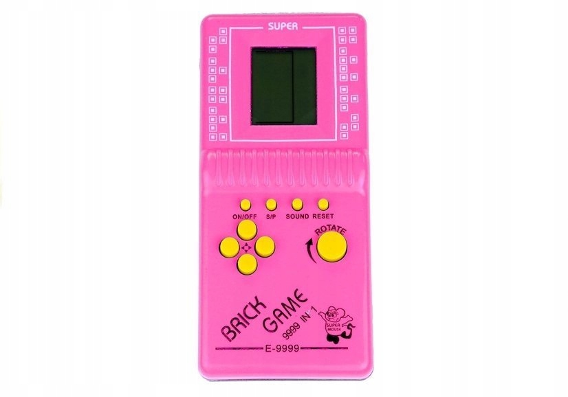 Gra Elektroniczna Tetris Kieszonkowa Różowa Kod producenta 3707