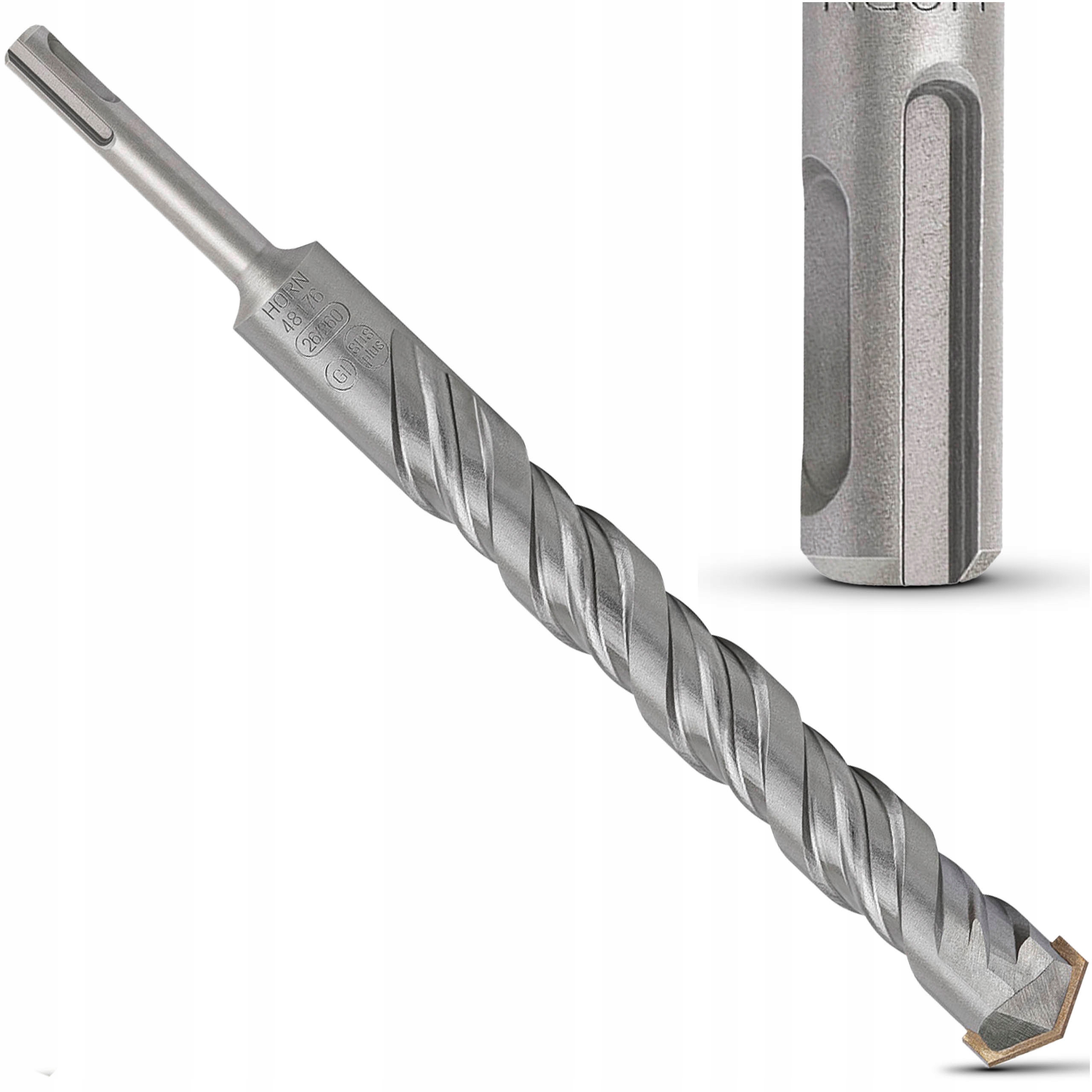 WIERTŁO DO MURU BETONU fi 26x260 mm SDS-PLUS WIDIA