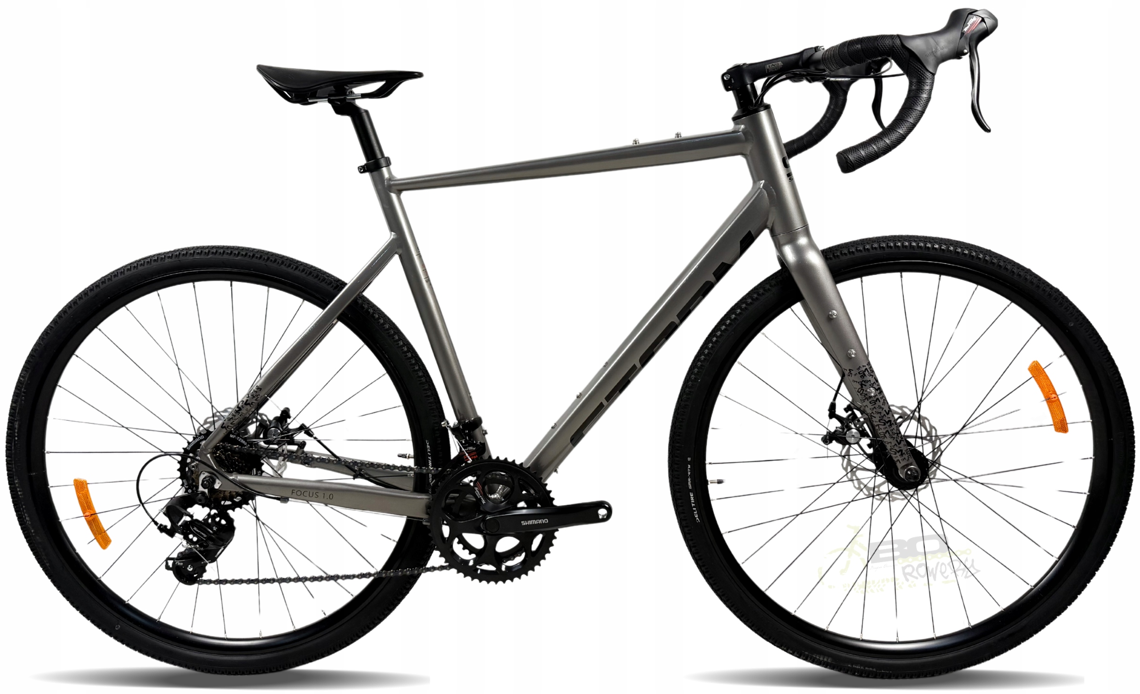 Rower Gravel Storm Focus 1.0 rama 54 CM koło 28 srebrny mat 2026