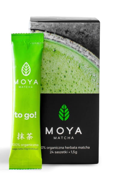 Levně Moya Matcha Tradiční To Go! 24 sáčků japonského bio čaje matcha