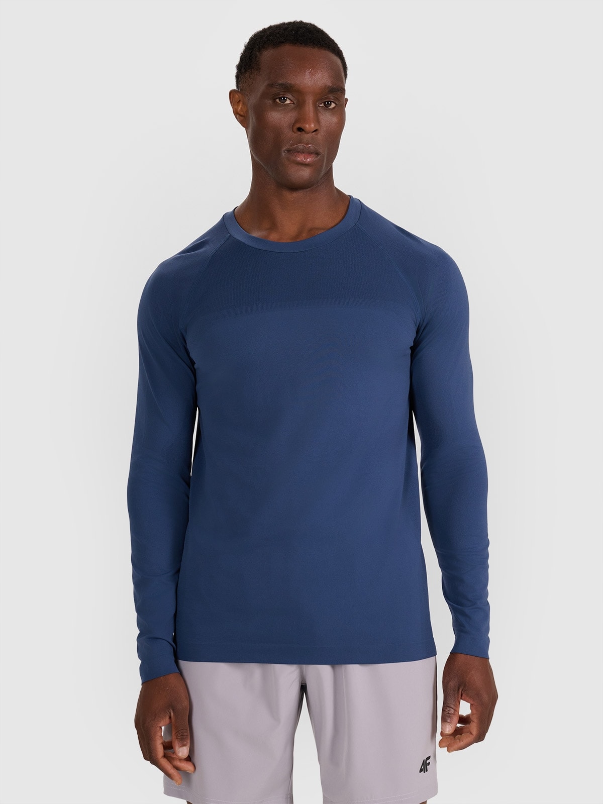 Koszulka Bezszwowa Męska 4F Longsleeve Szybkoschnąca TFLOM404 AW25 S/m