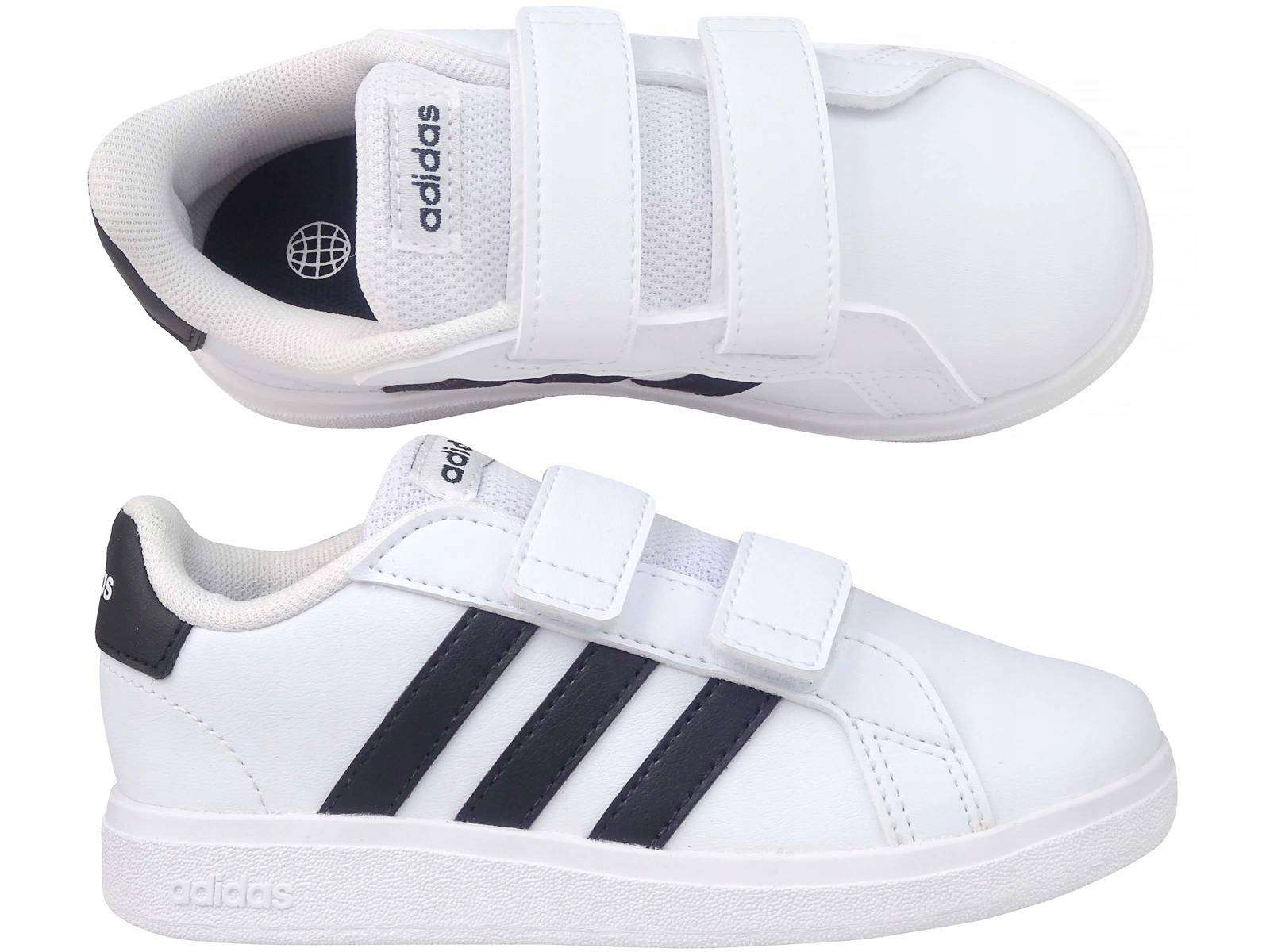 

Adidas Grand GW6527 Buty Dziecięce Trampki Rzepy