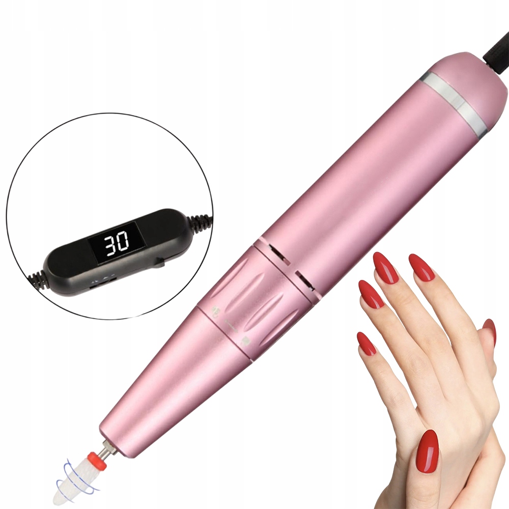 Bruska Vrtačka Na Nehty Manikúra Kompaktní Elektrická Pen